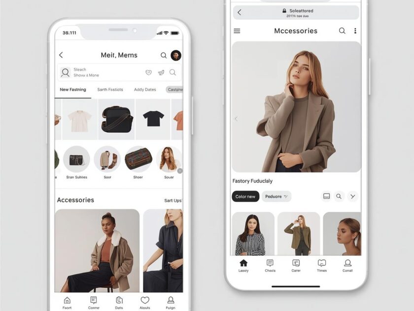 Mobile Fashion App (iOS_Android)